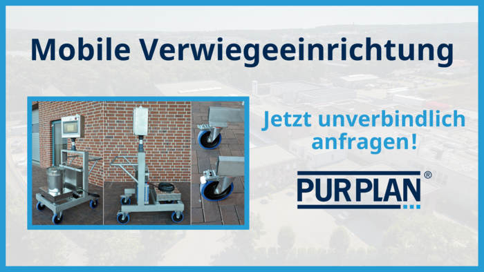 Mobile Verwiegeeinrichtung von PURPLAN