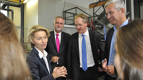 Ursula von der Leyen visiting PURPLAN