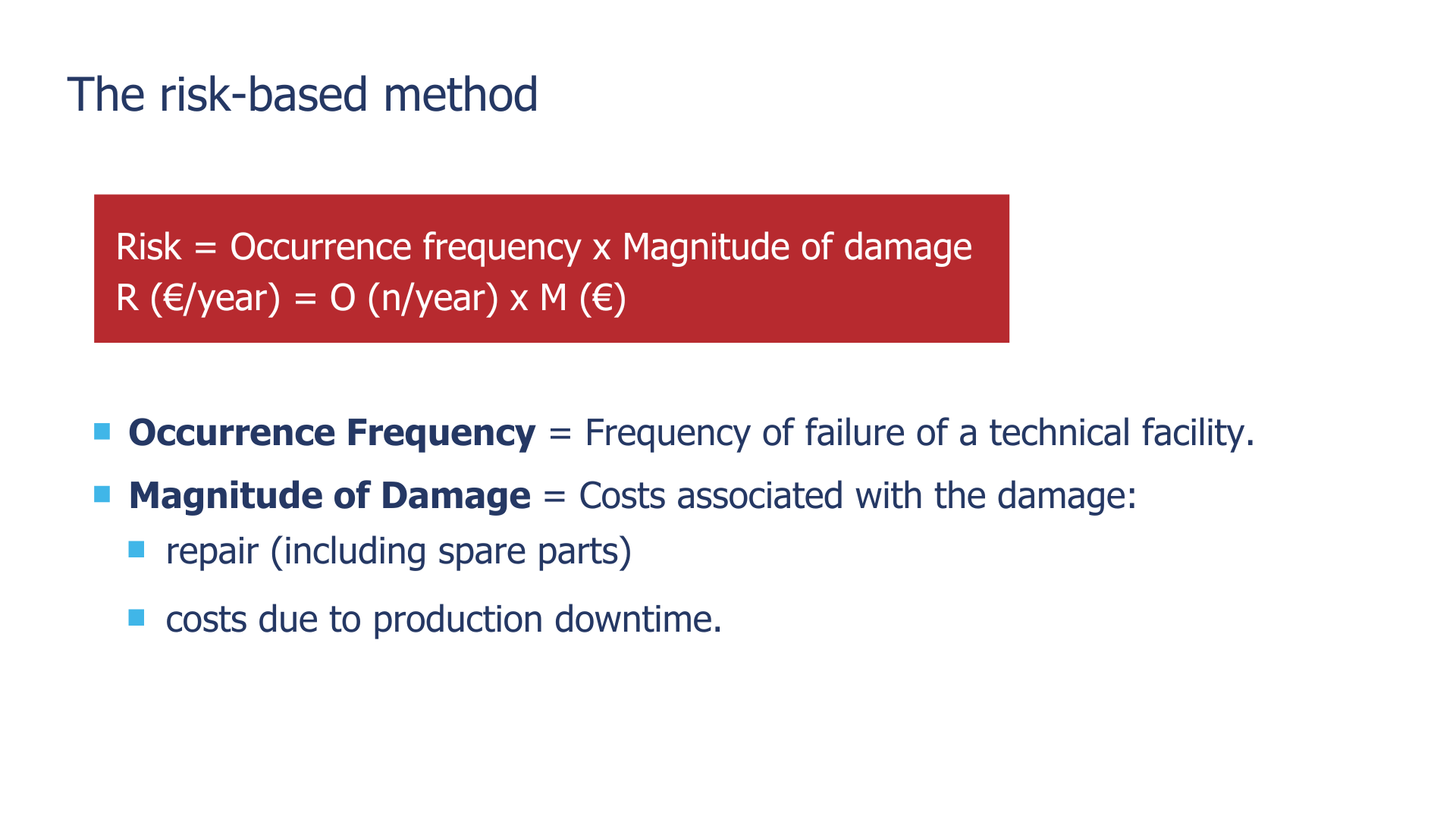 risk based method