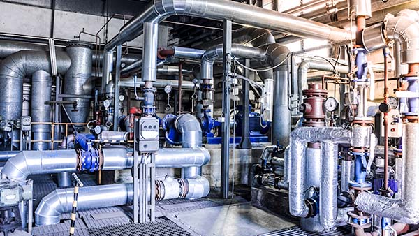 Thermalölanlage von vorne Thermalölanlage
